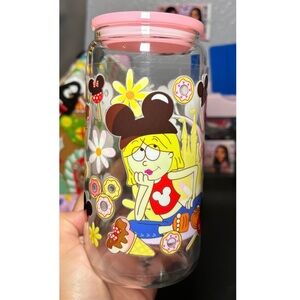 McGuire floral cartoon 16oz cup